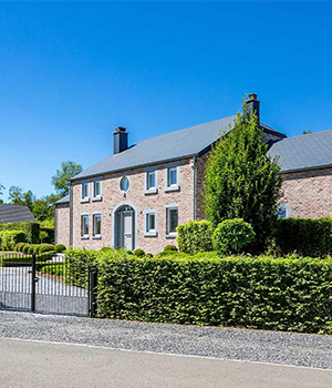 Maison familiale traditionnelle clé sur porte réalisée à Sprimont