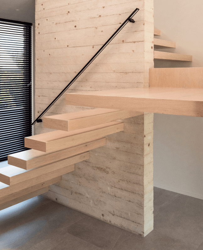 Escalier moderne et haut de gamme