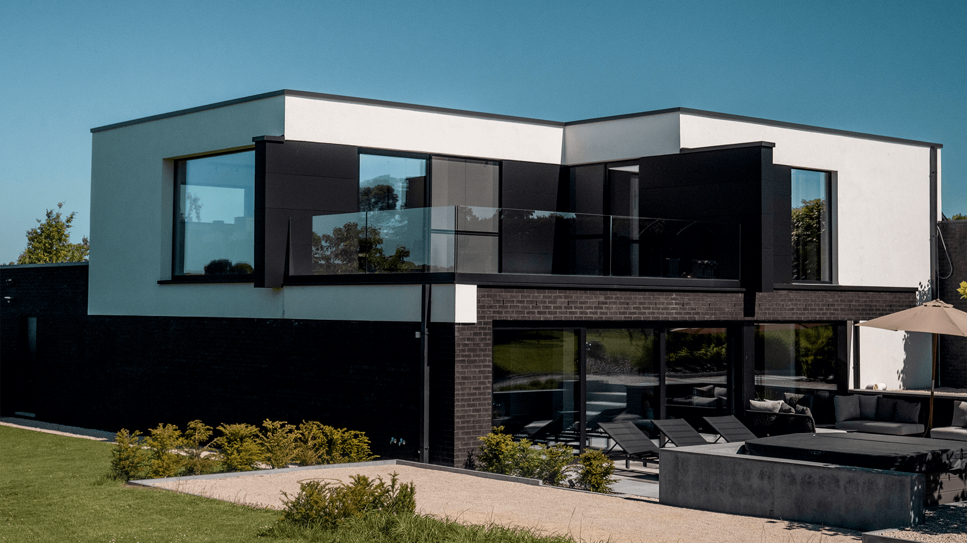 Maison contemporaine sur mesure Piron Construction Belgique
