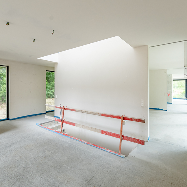 Projet de construction maison haut de gamme durable avec matériaux nobles et finitions de luxe